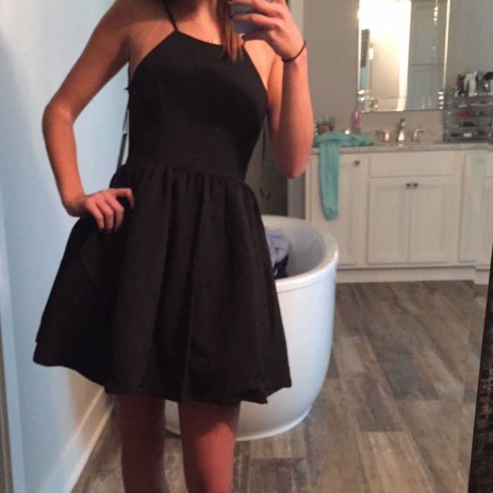 Lulu’s Black Mini Dress